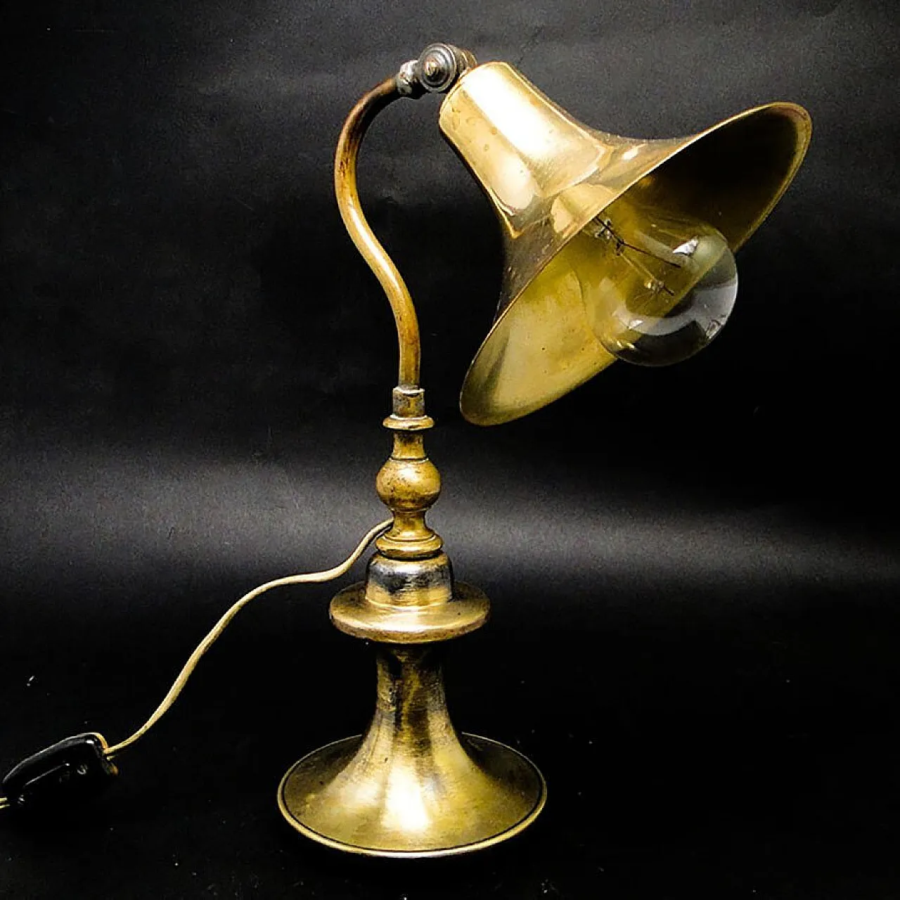 Lampada da tavolo industriale Art Déco, Germania, anni '30 3