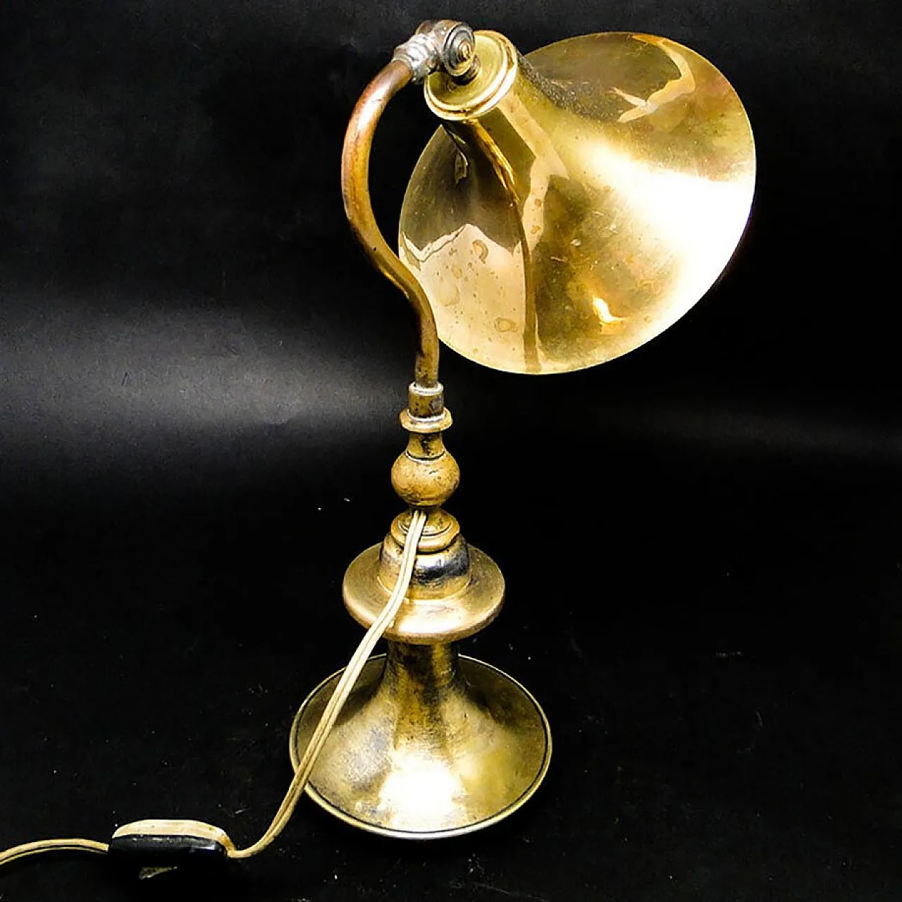 Lampada da tavolo industriale Art Déco, Germania, anni '30 5