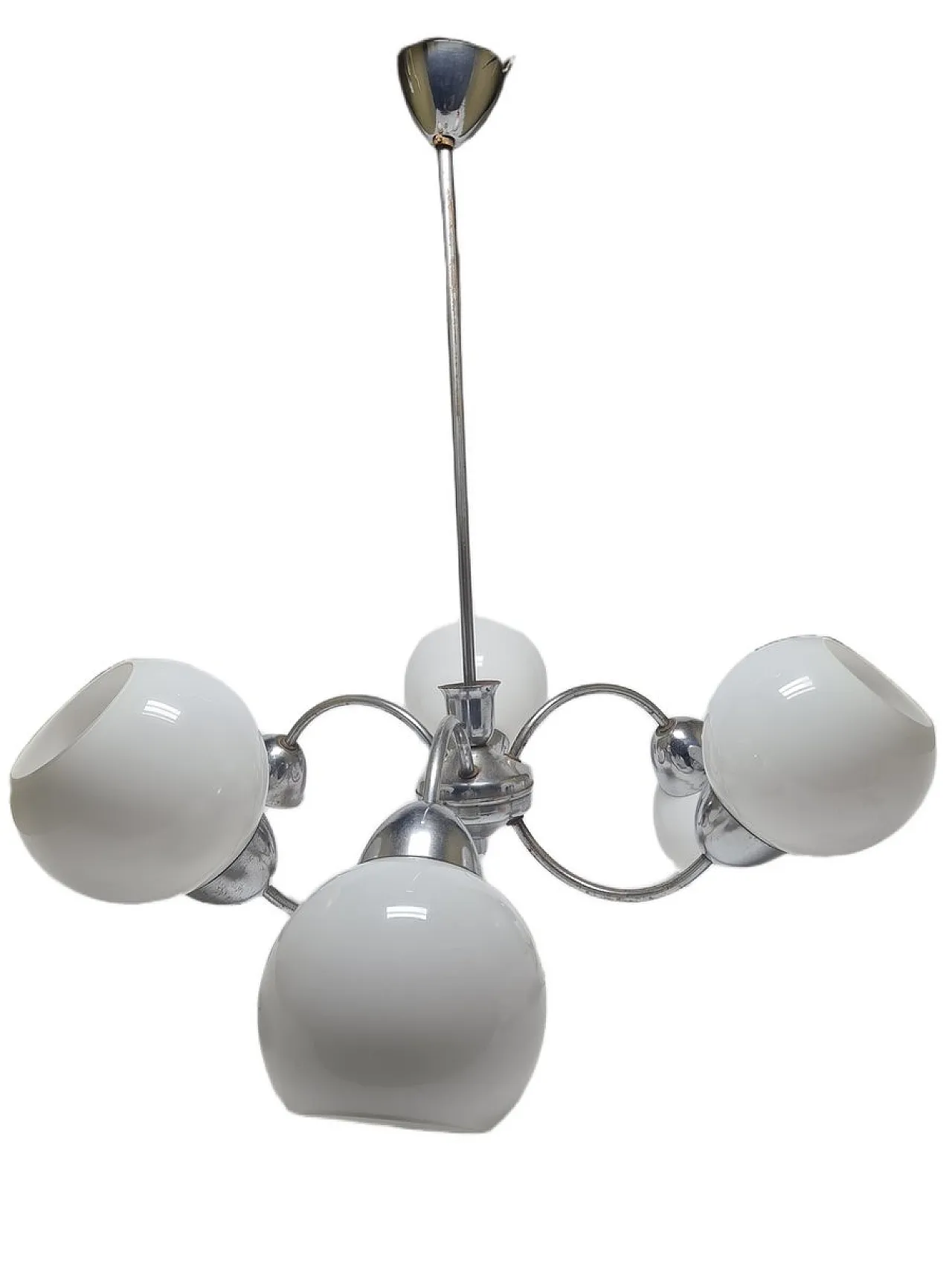 Lampadario in stile Art Déco, Polonia, anni '60 1