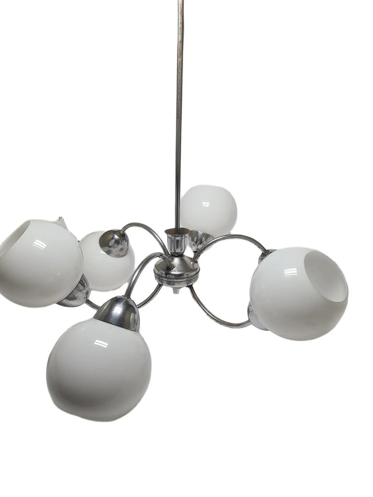 Lampadario in stile Art Déco, Polonia, anni '60 4