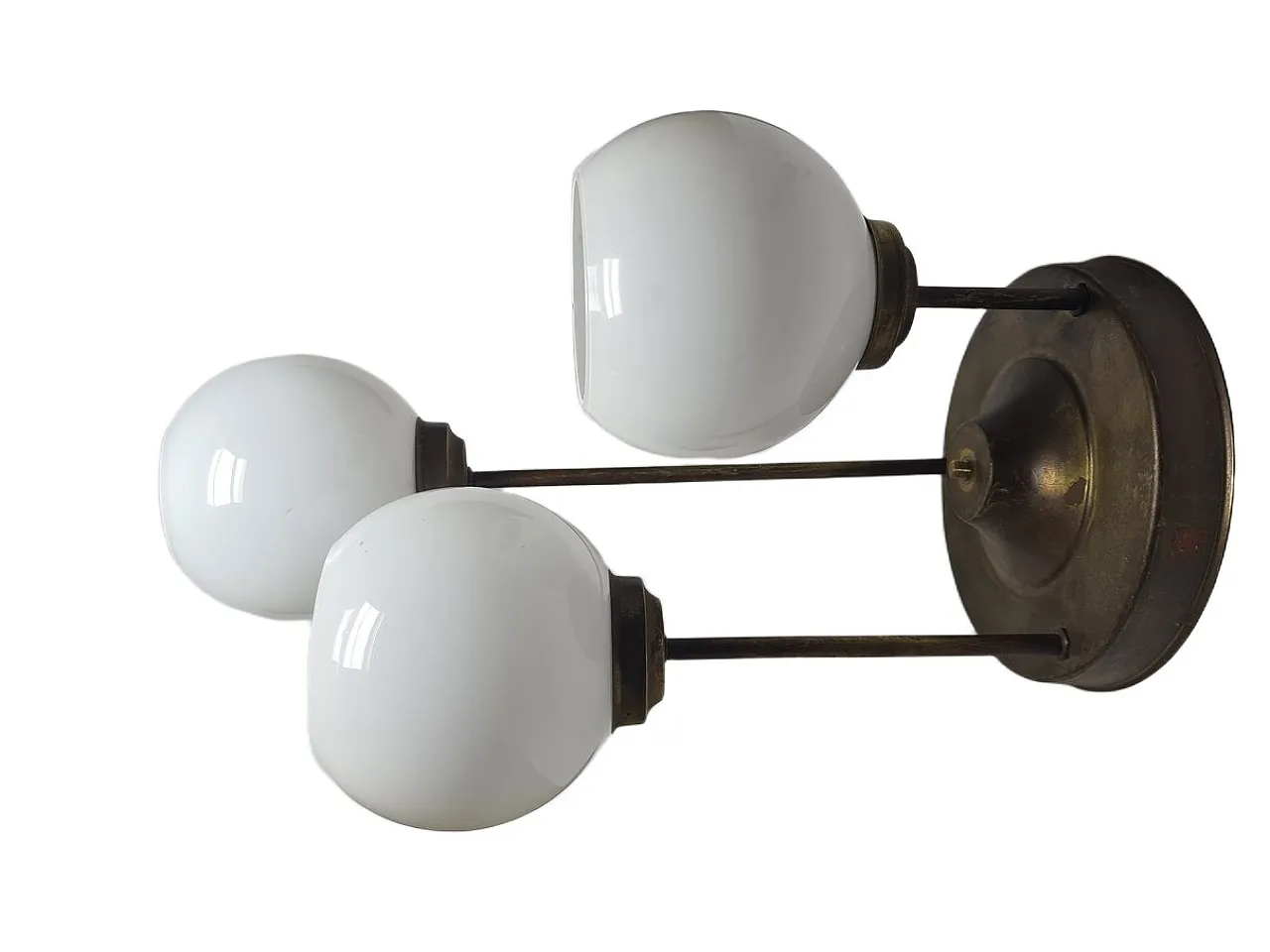 Lampadario Art Nouveau, Polonia, anni '70 2
