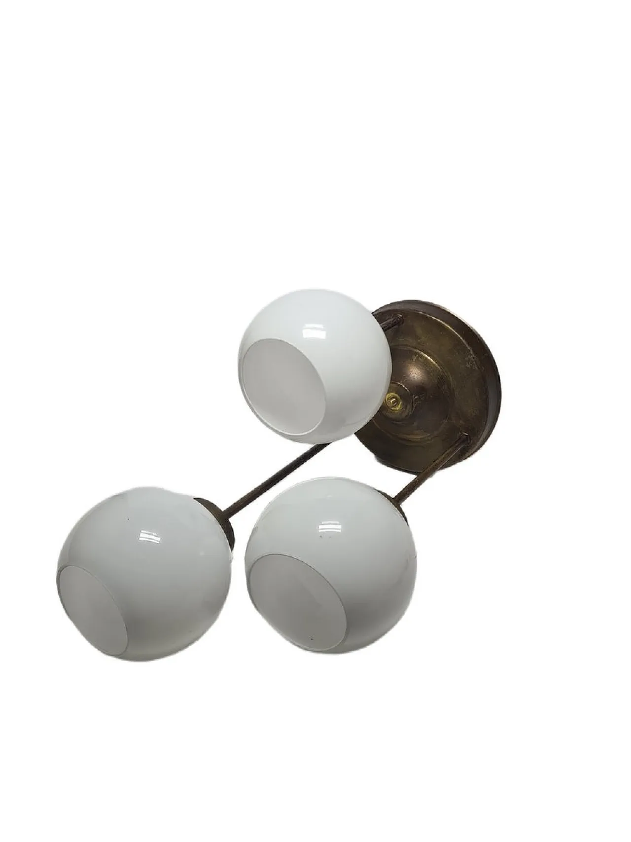 Lampadario Art Nouveau, Polonia, anni '70 6