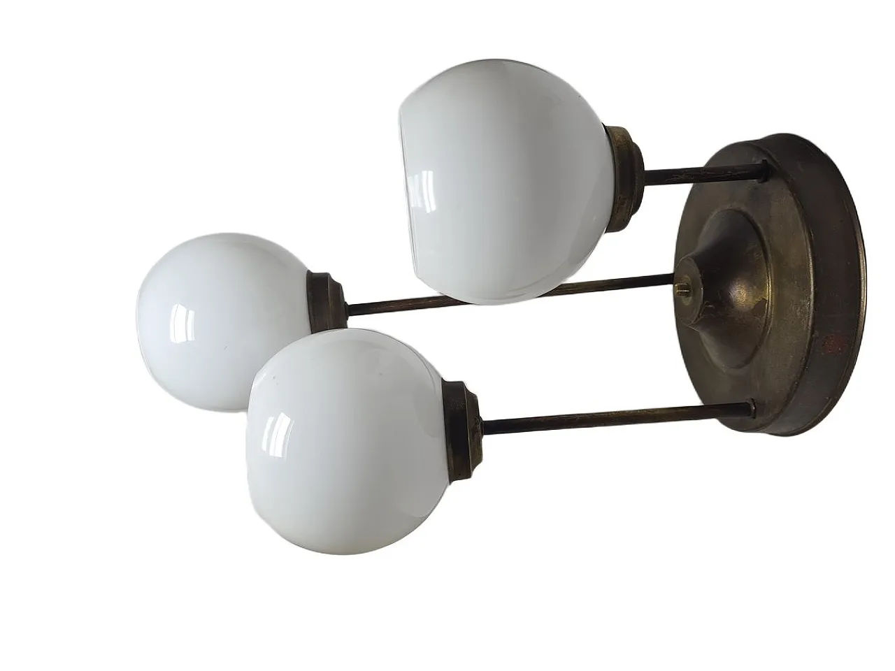 Lampadario Art Nouveau, Polonia, anni '70 7
