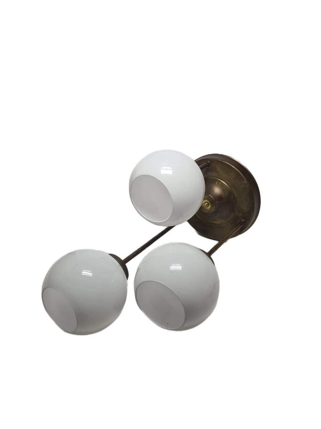 Lampadario Art Nouveau, Polonia, anni '70 8