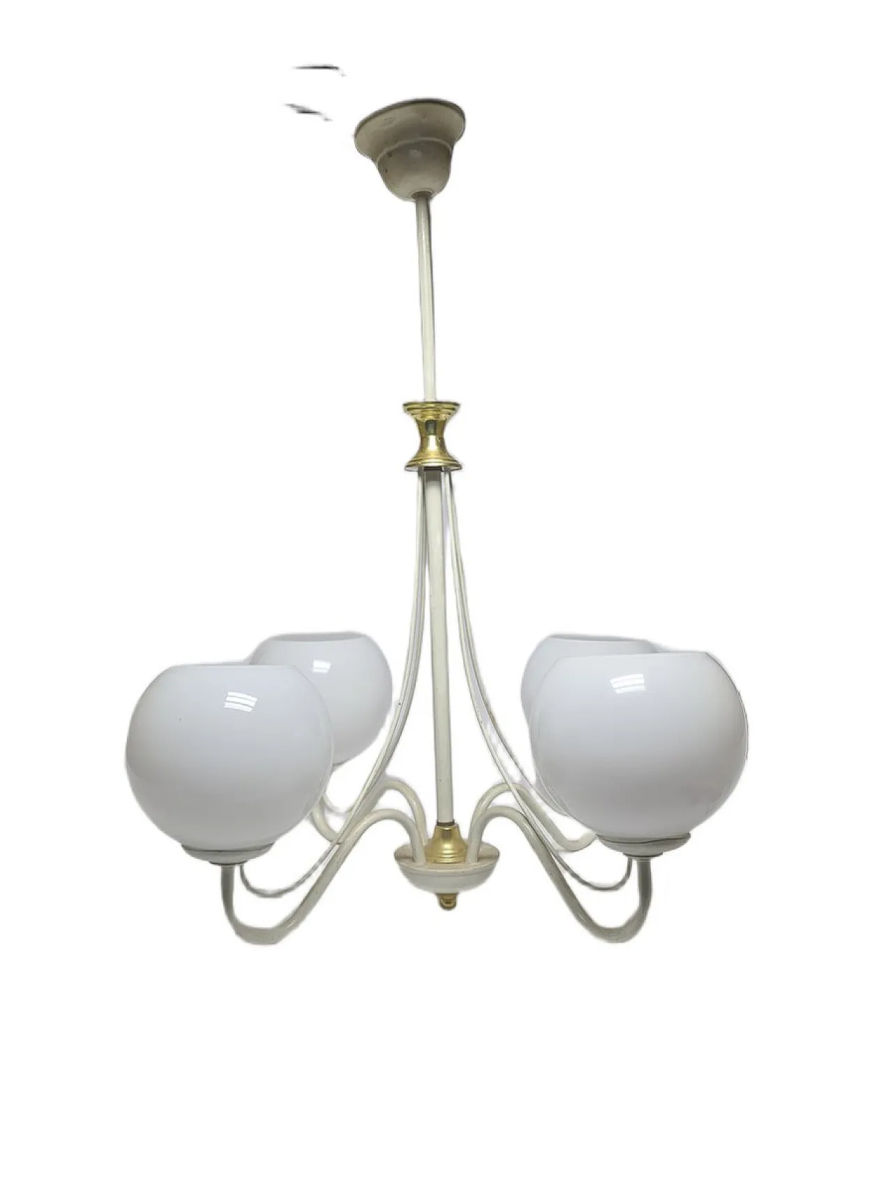 Lampadario Art Nouveau, Polonia, anni '70 1