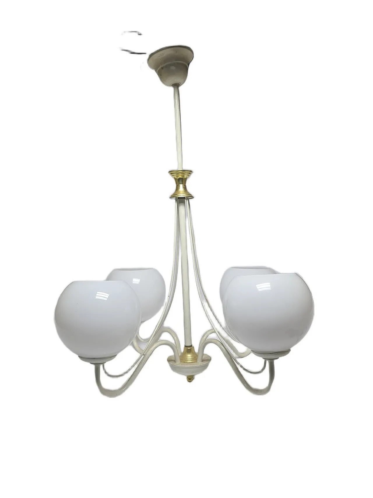 Lampadario Art Nouveau, Polonia, anni '70 2