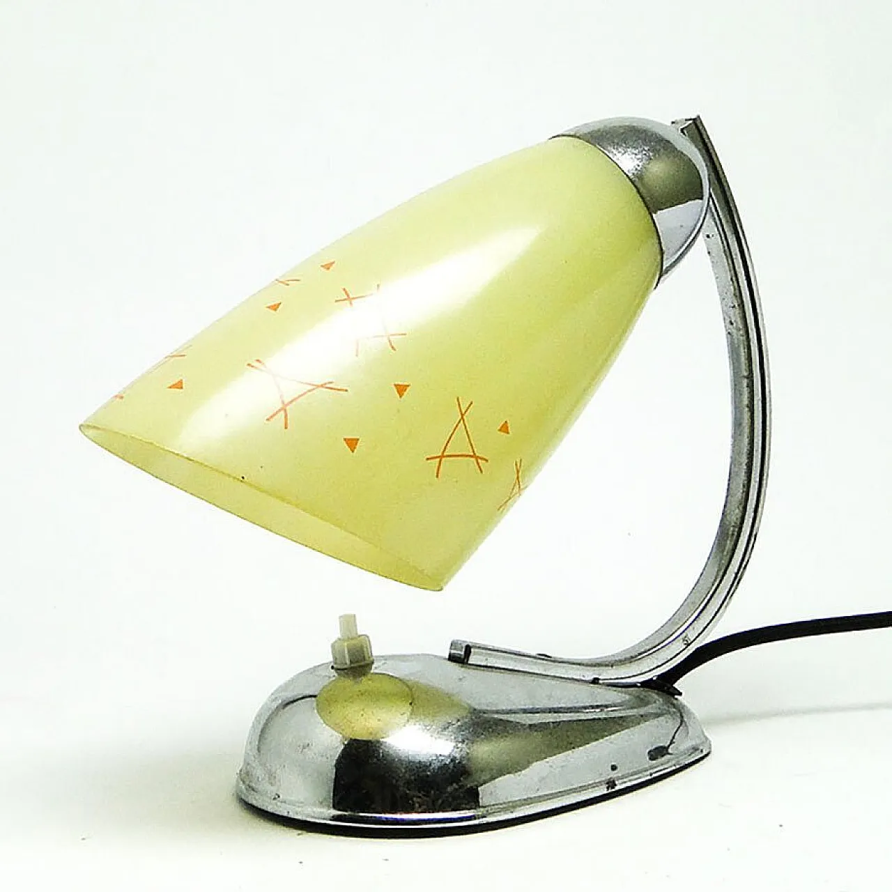 Lampada da notte in stile Space Age, disegnata da J. Hurka per Napako, Cecoslovacchia, anni '60. 2