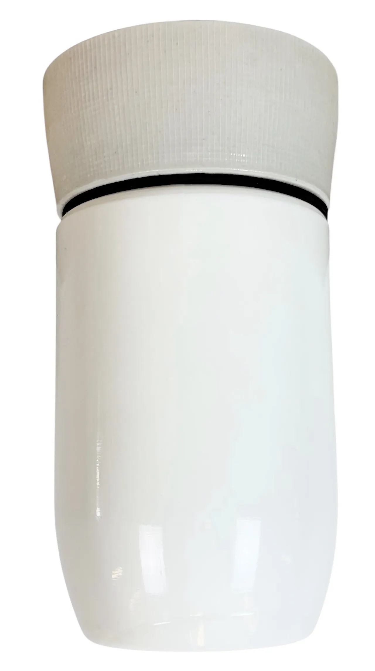 Vintage White Porcelain Ceiling Light, 1970s 1