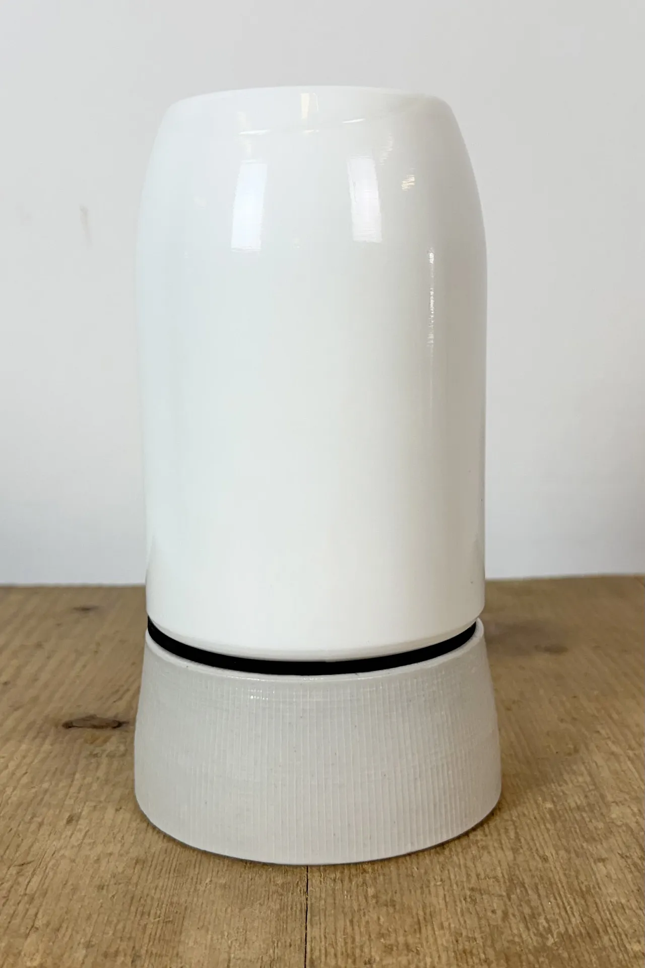 Vintage White Porcelain Ceiling Light, 1970s 3