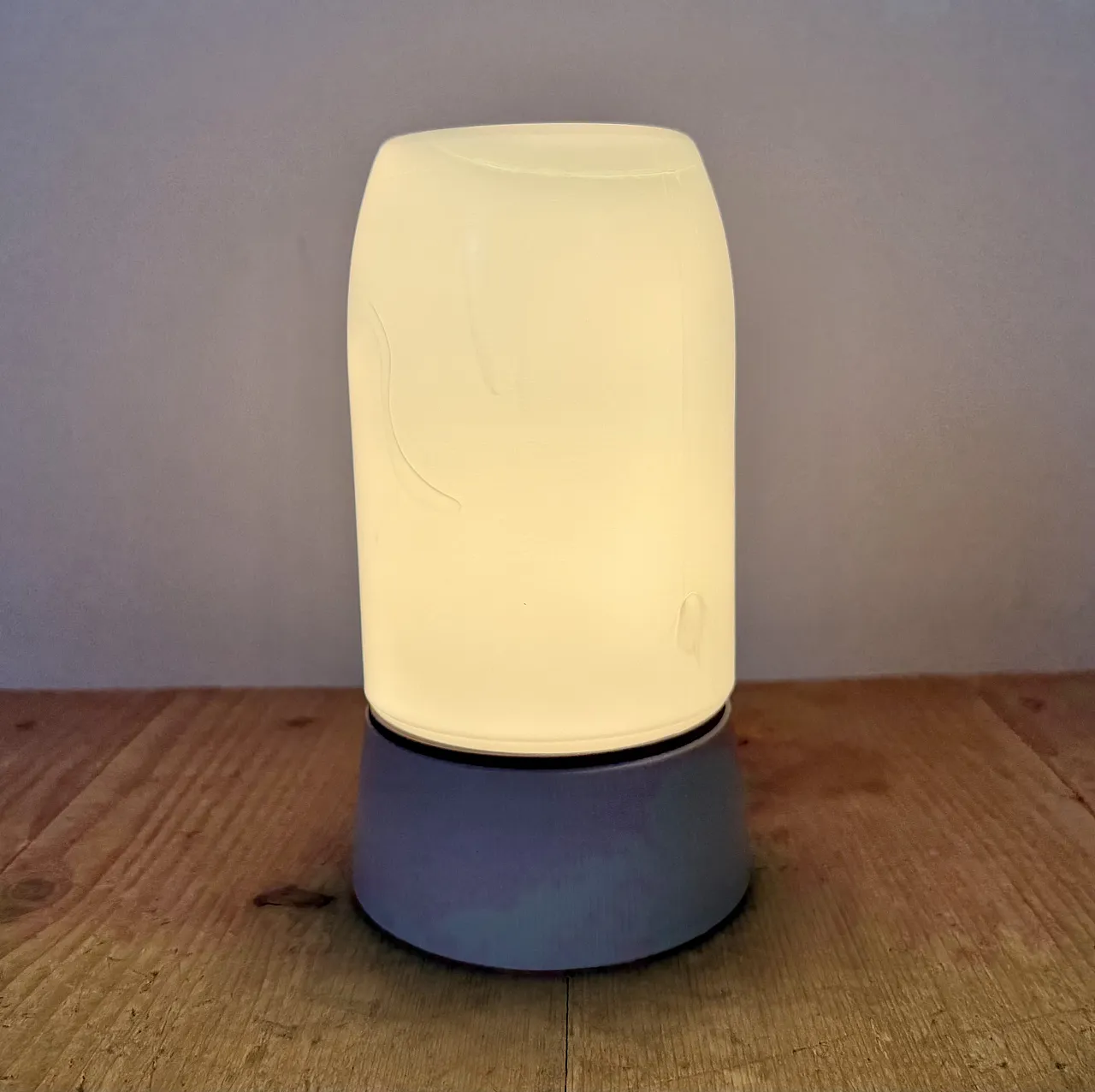 Vintage White Porcelain Ceiling Light, 1970s 8