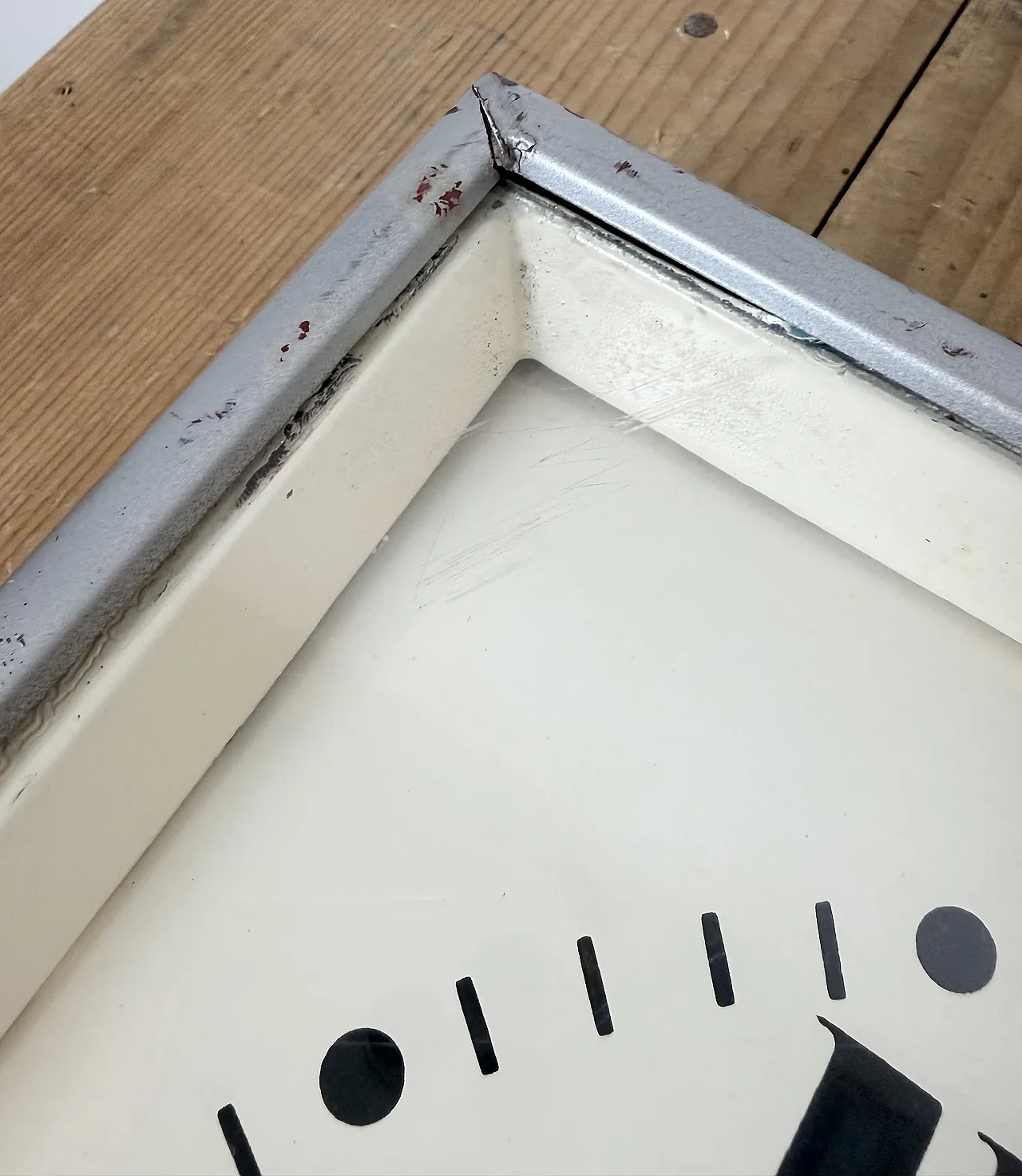 Grey Industrial Square Wall Clock from Rodopa Chepelare, 1960s 19