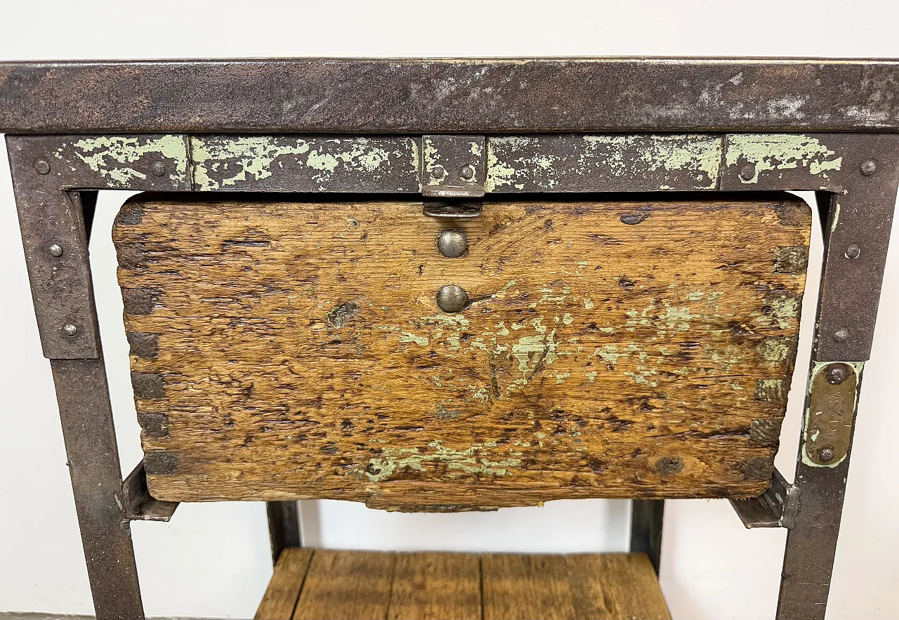 Industrial Chest of Drawers, 1950s 13