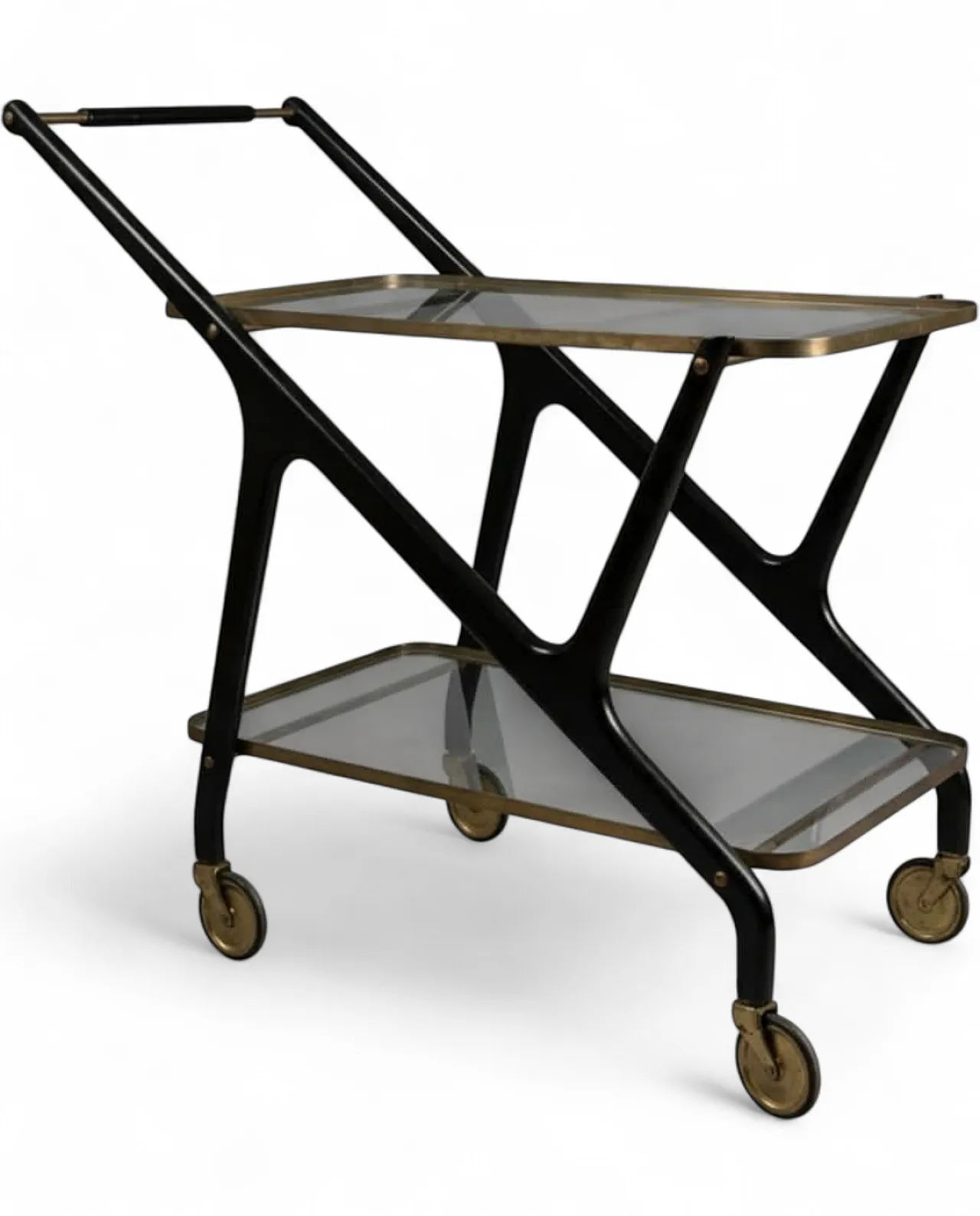 Rolling Cart Serving Cart by Cesare Lacca, 50s 4