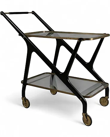 Rolling Cart Serving Cart by Cesare Lacca, 50s