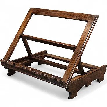 Table lectern in 19th century Italian walnut