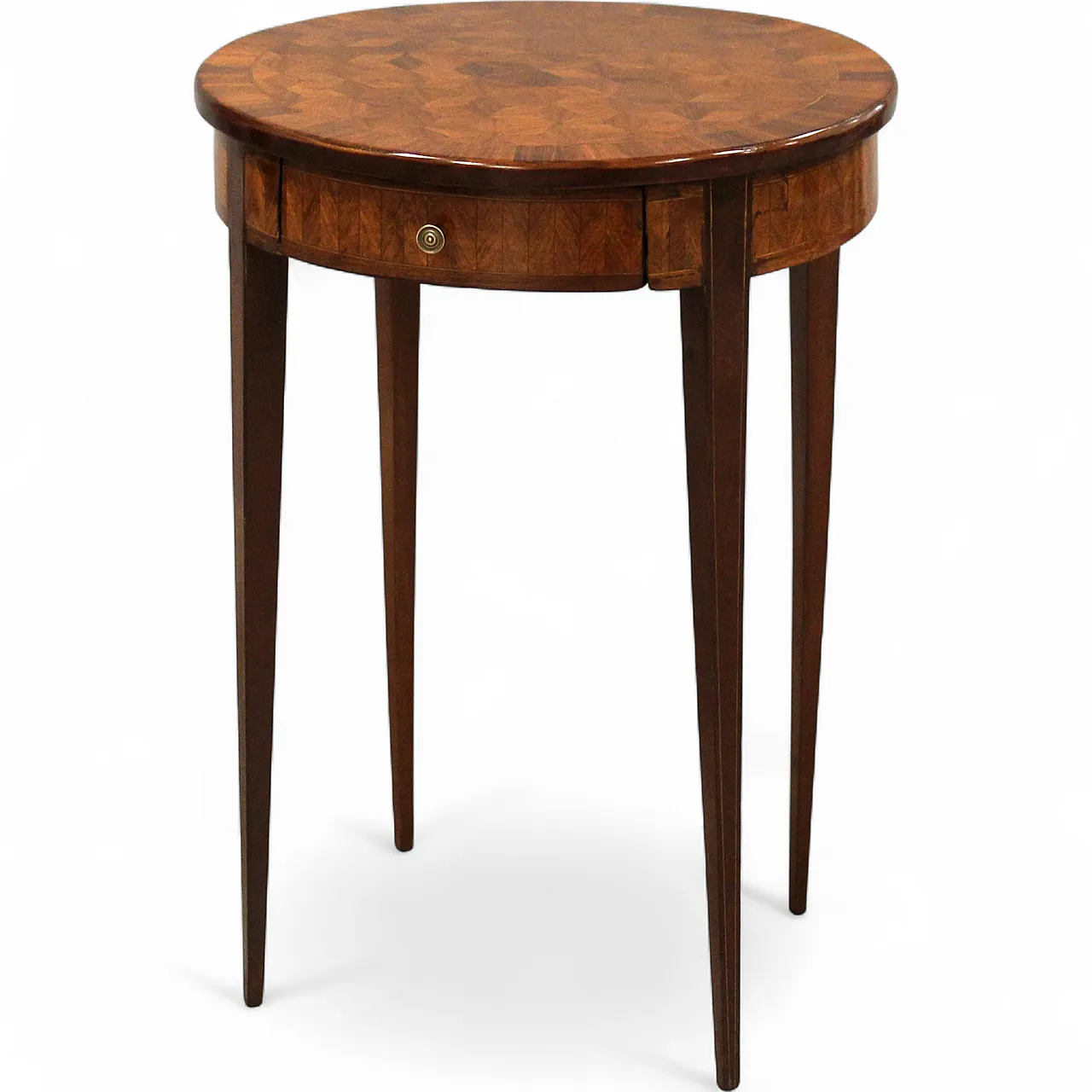 Napoleon III inlaid coffee table from the 19th century 12