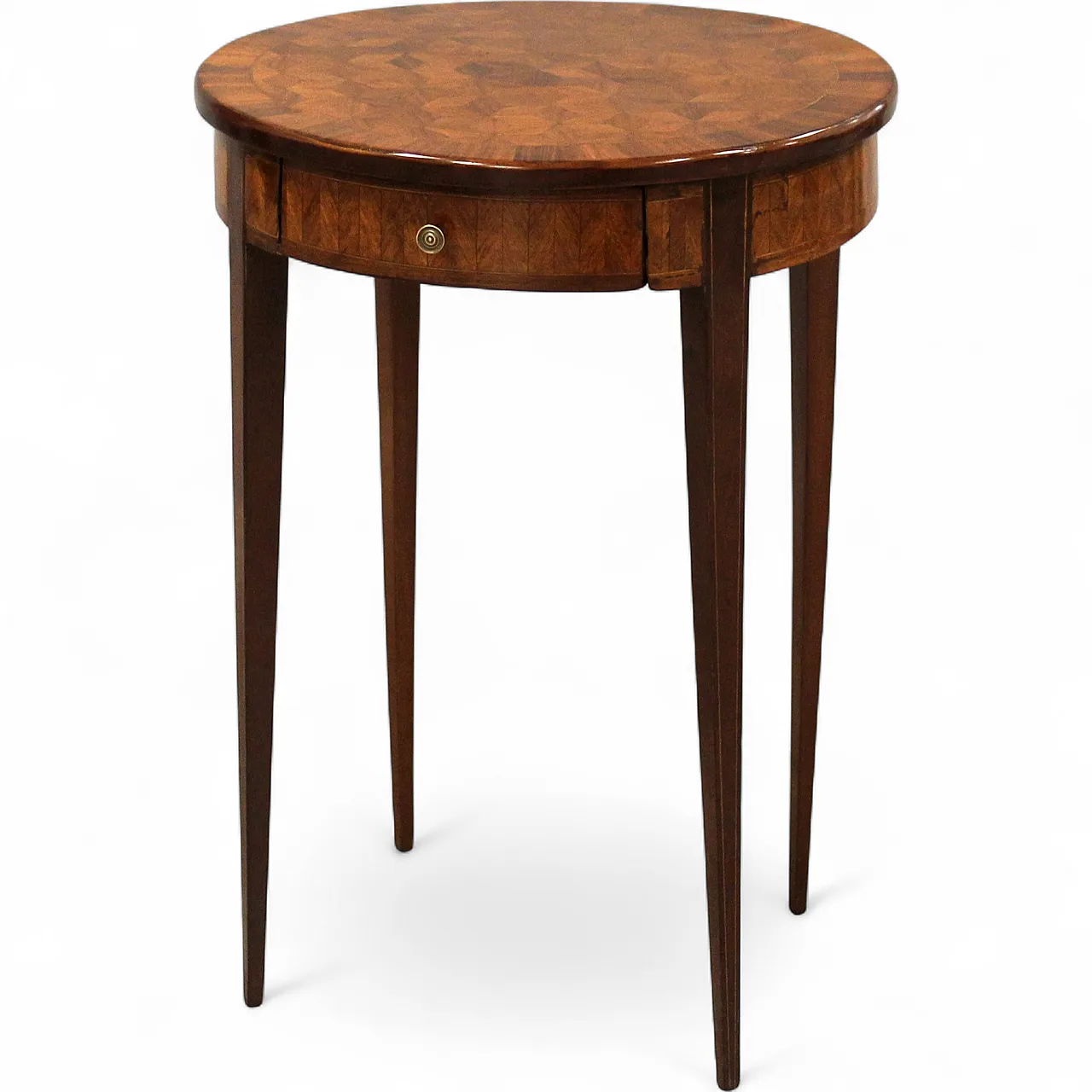 Napoleon III inlaid coffee table from the 19th century 13