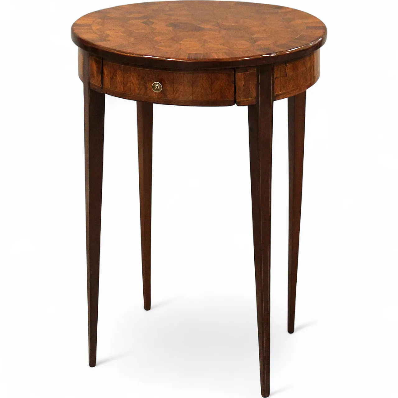 Napoleon III inlaid coffee table from the 19th century 14
