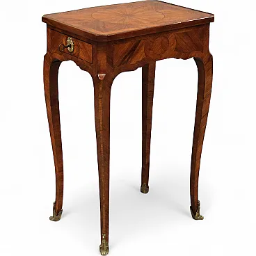 Tavolino intarsiato Napoleone III '800