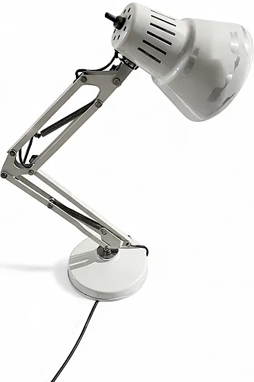 Decorative industrial lamp made in Italy, 70s