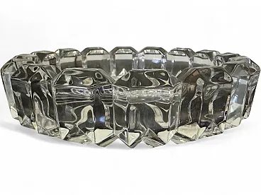 French Courcelles ashtray Cristal d'Arques, 80s