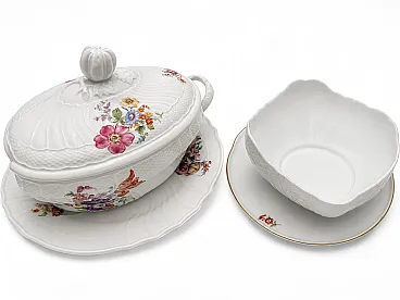 Table service for 12 people by Ginori, 50s