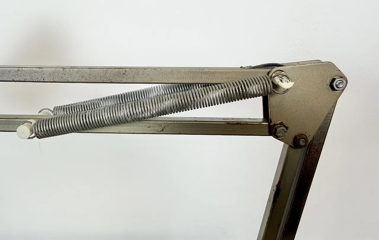 Brown adjustable architect table lamp, 1960s 9