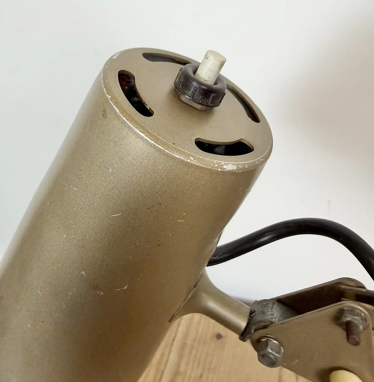 Brown adjustable architect table lamp, 1960s 12