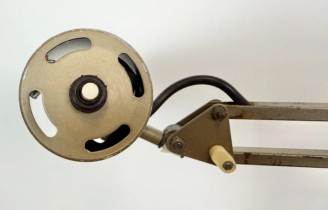 Brown adjustable architect table lamp, 1960s 13