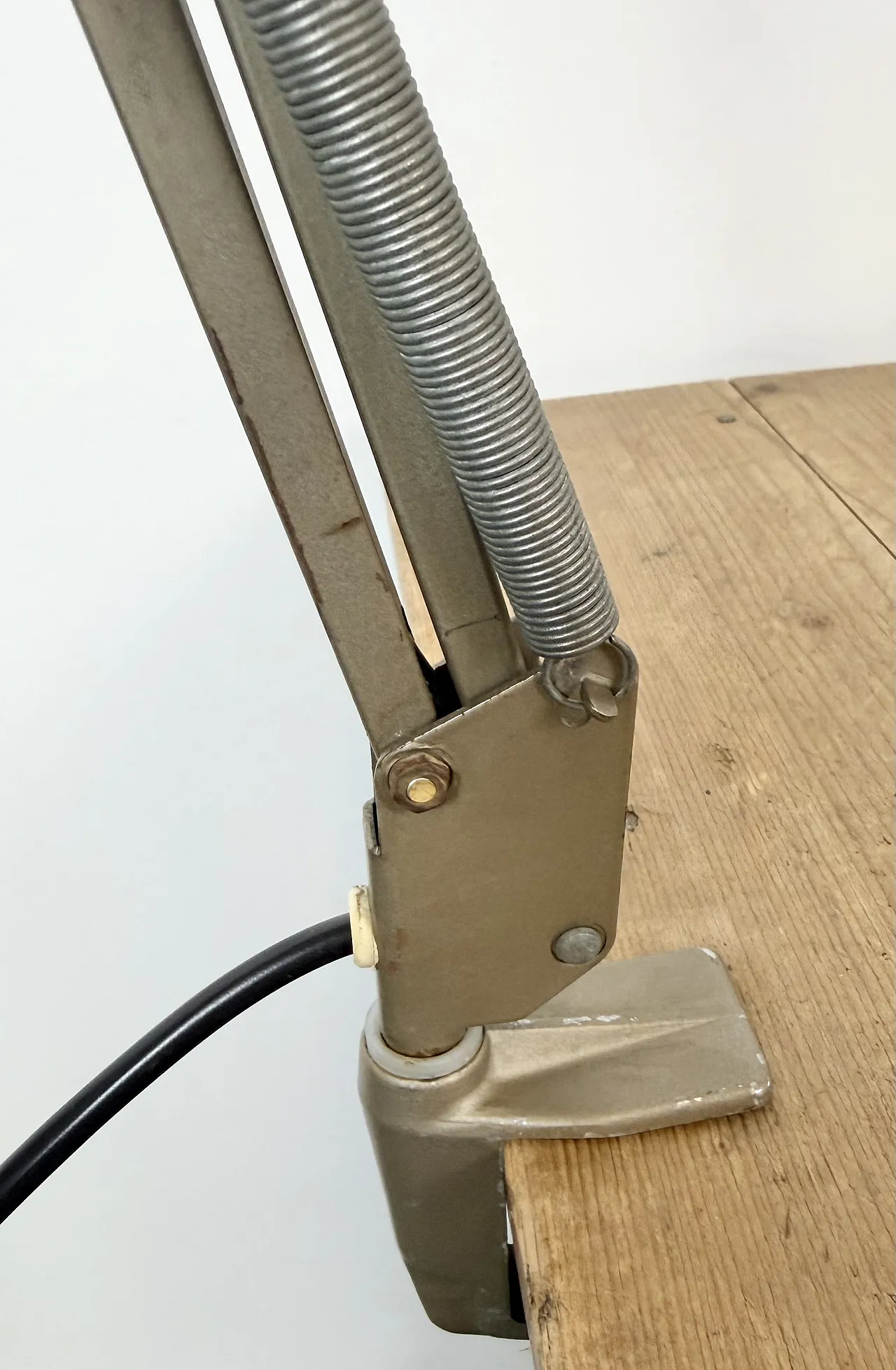 Brown adjustable architect table lamp, 1960s 16