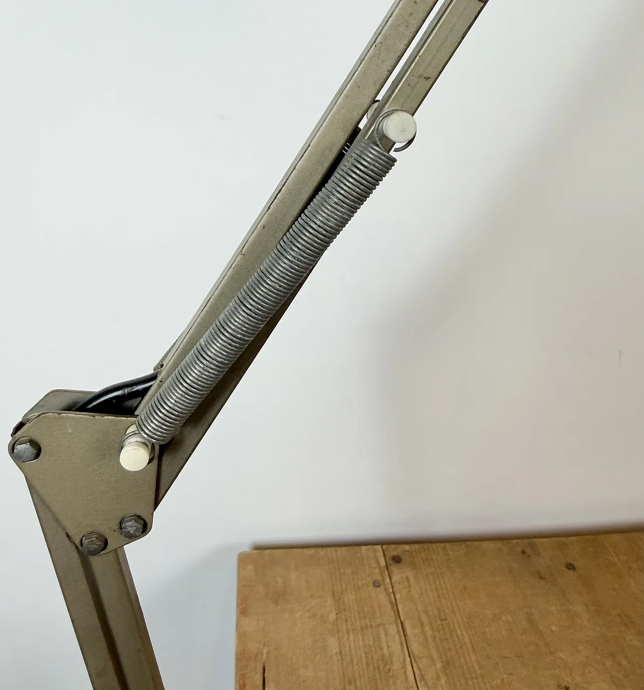 Brown adjustable architect table lamp, 1960s 17