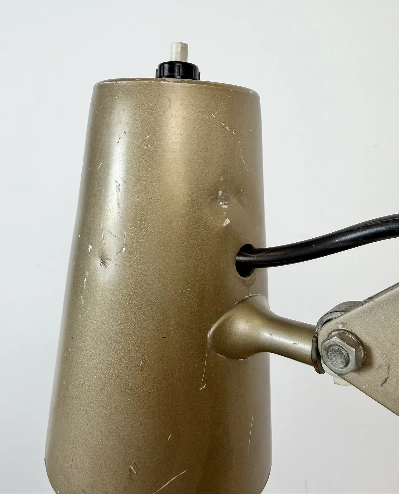 Brown adjustable architect table lamp, 1960s 23