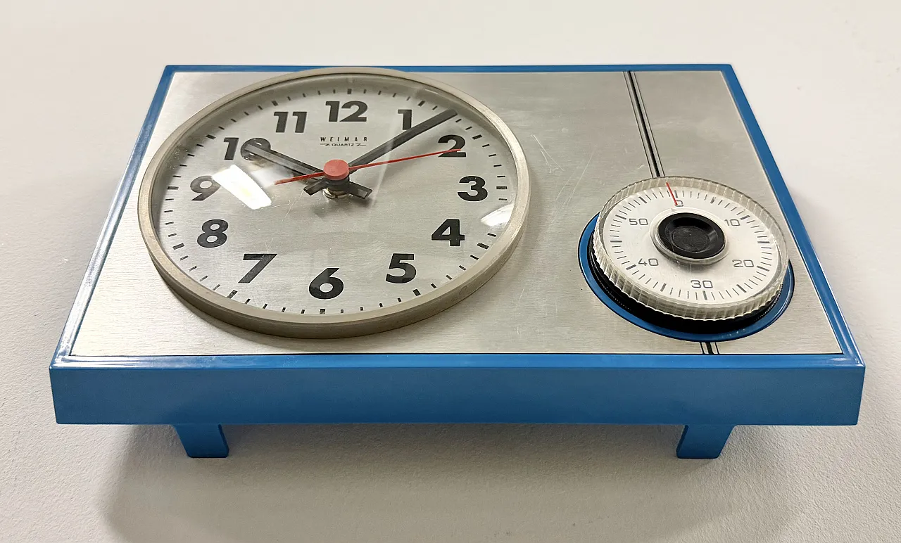 Kitchen wall clock from Weimar, 1970s 7