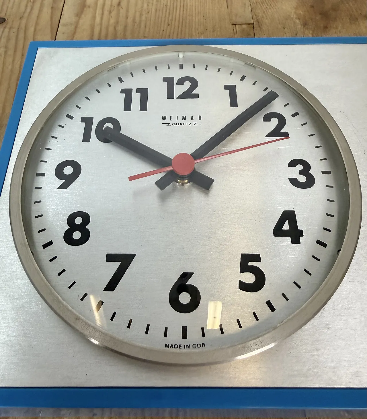 Kitchen wall clock from Weimar, 1970s 10