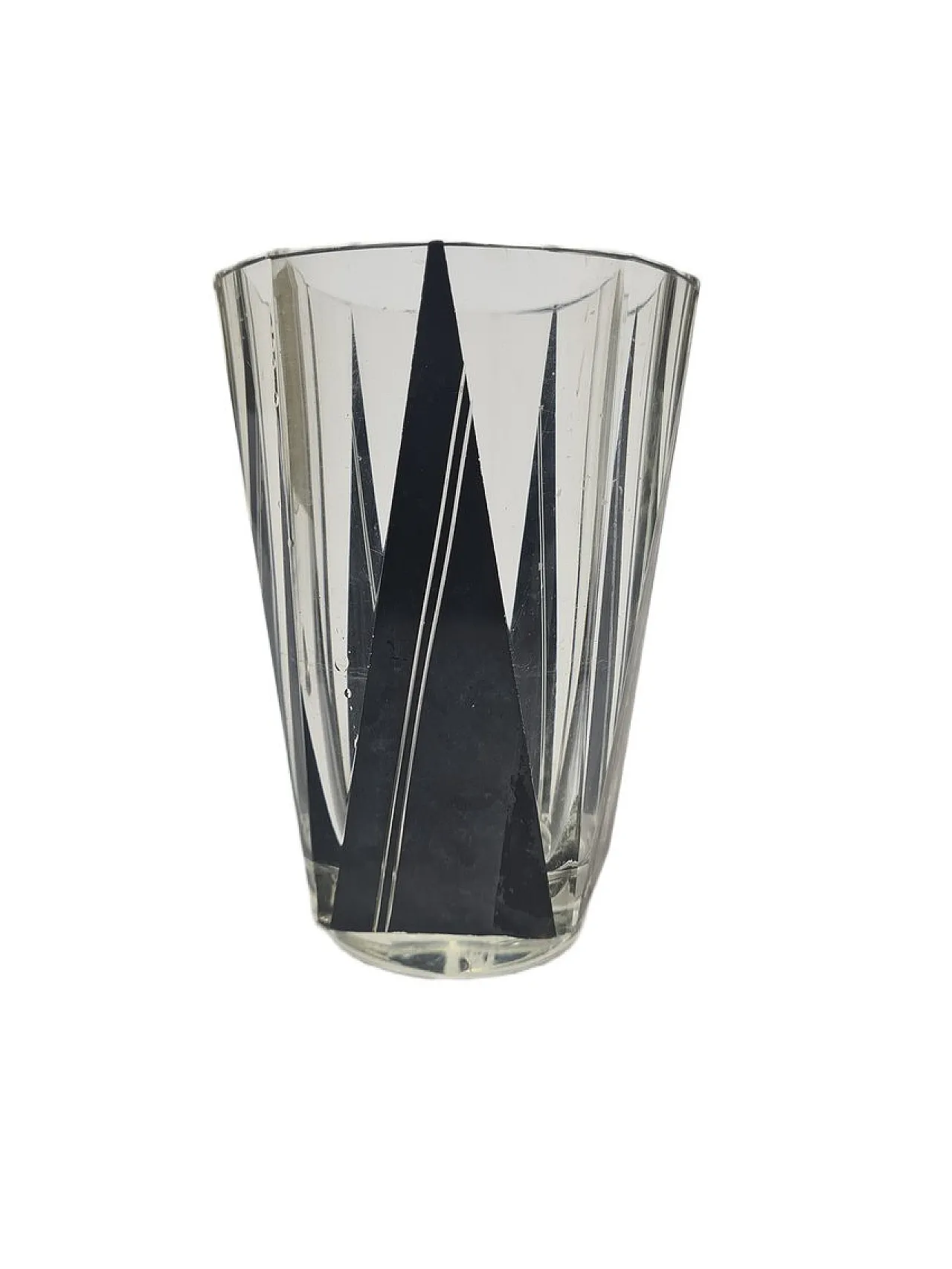 Caraffa in vetro Art Déco di Karel Palda, Cecoslovacchia, anni '30. 11