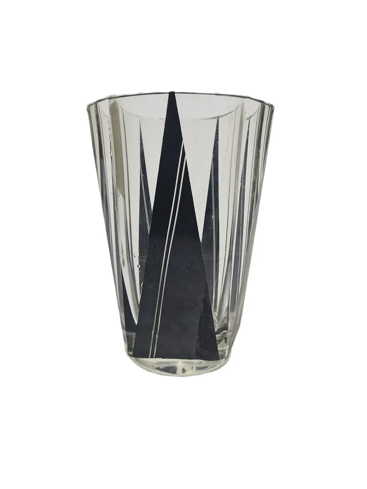 Caraffa in vetro Art Déco di Karel Palda, Cecoslovacchia, anni '30. 15