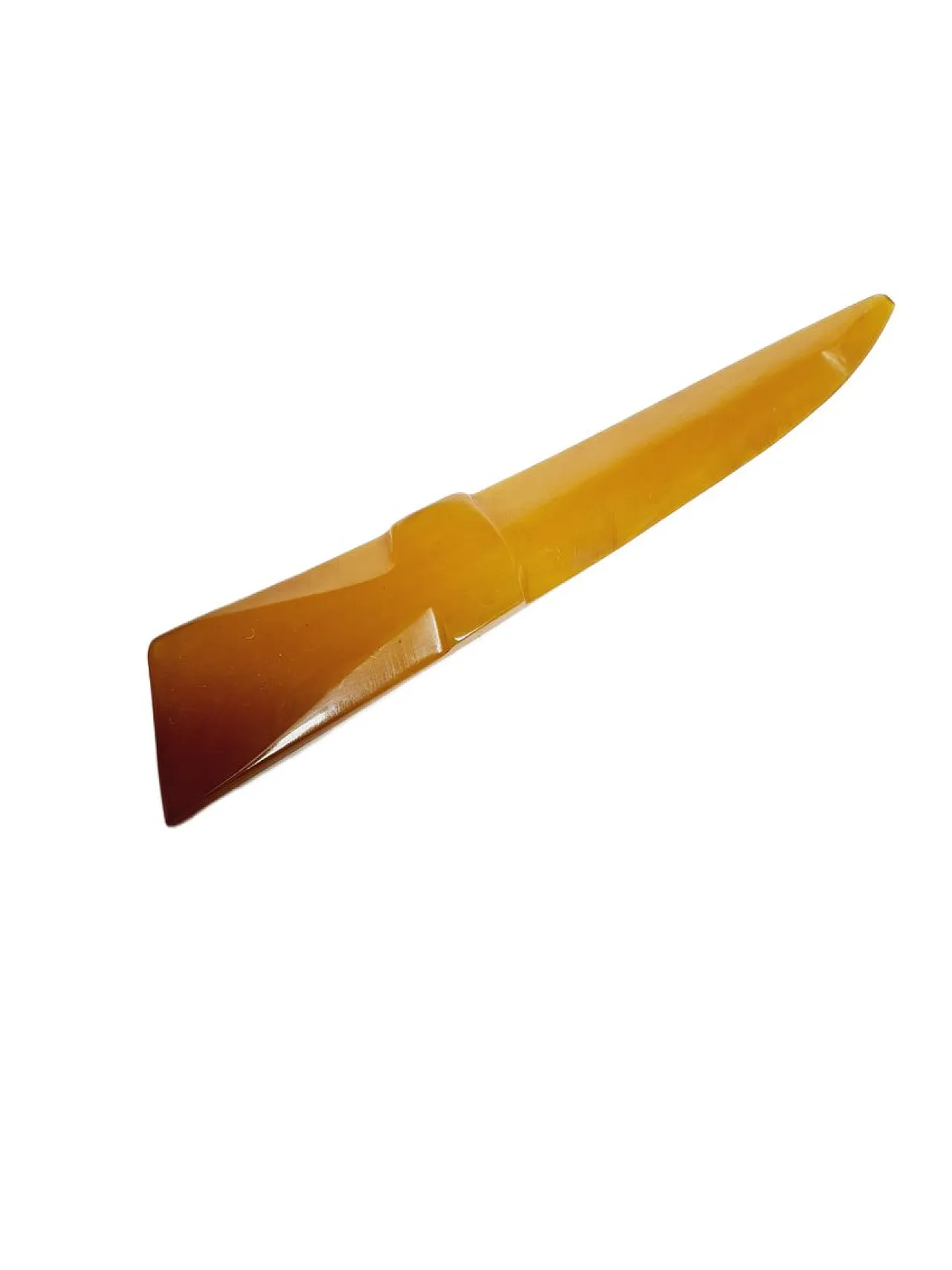 Coltello postmoderno in bachelite con lettere, Polonia, anni '70 1