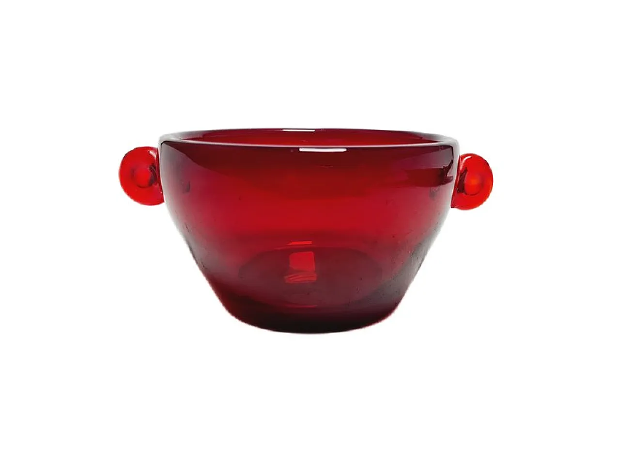 Vaso postmoderno della vetreria Wołomin, Polonia, anni '70. 2