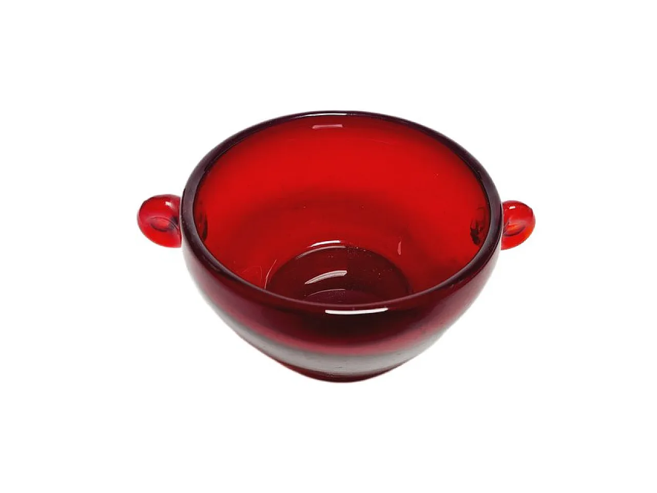 Vaso postmoderno della vetreria Wołomin, Polonia, anni '70. 4