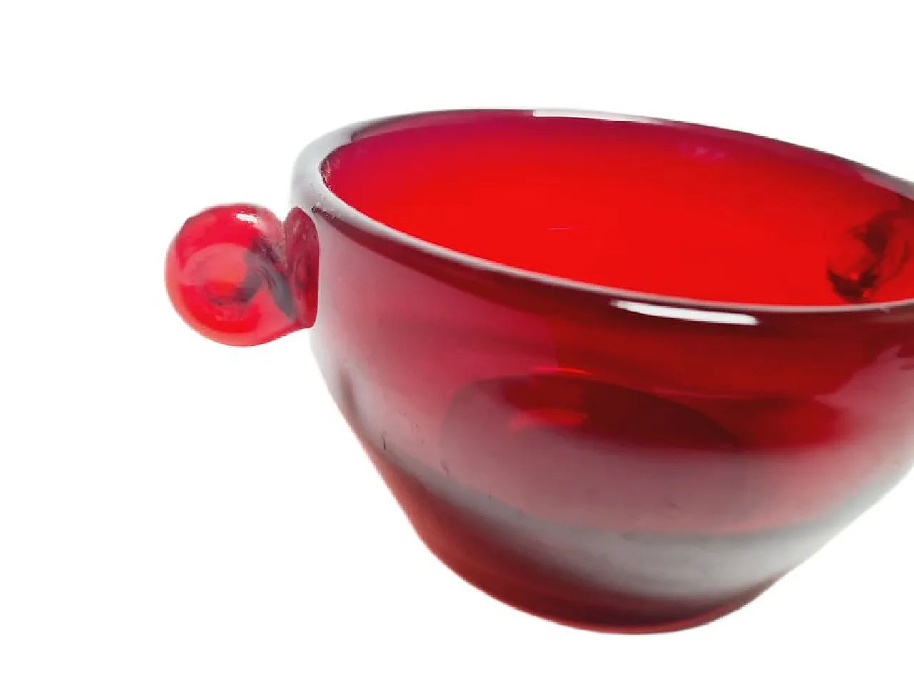 Vaso postmoderno della vetreria Wołomin, Polonia, anni '70. 6