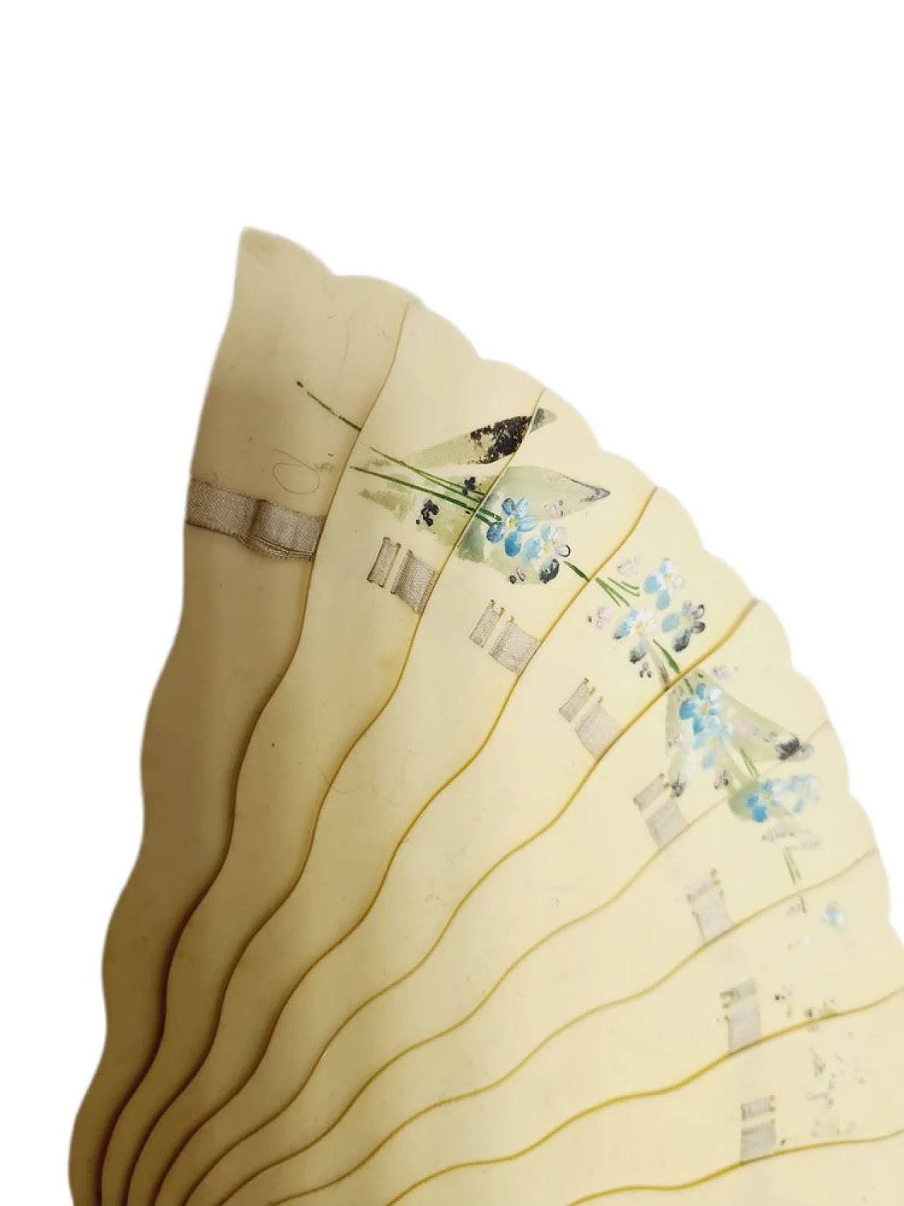 Austro-Hungarian Art Nouveau Celluloid Fan, 1900s 2