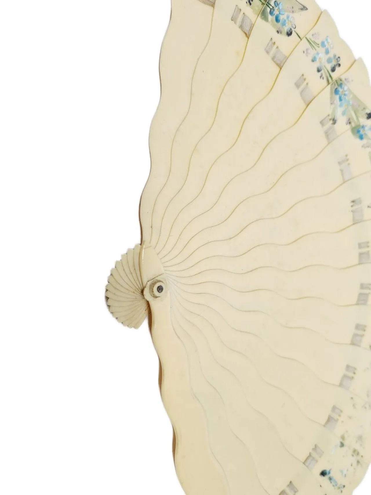 Austro-Hungarian Art Nouveau Celluloid Fan, 1900s 7