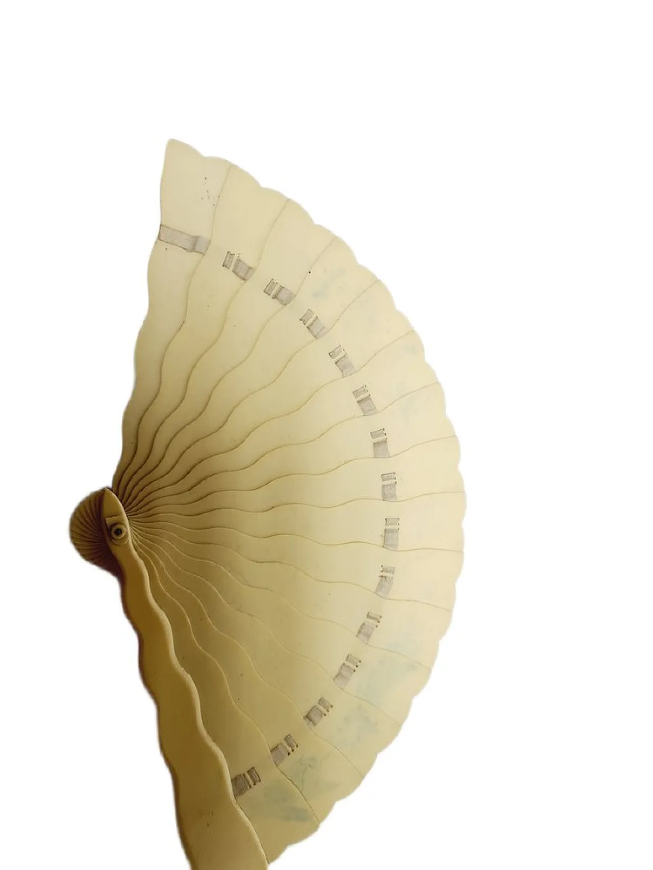 Austro-Hungarian Art Nouveau Celluloid Fan, 1900s 8