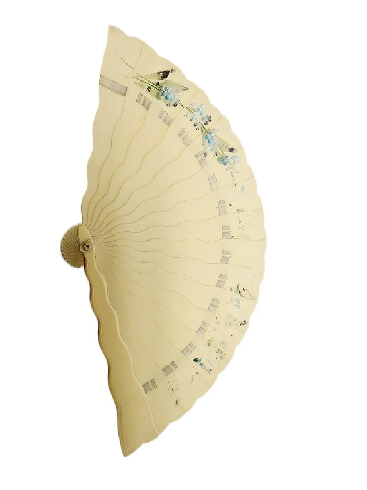 Austro-Hungarian Art Nouveau Celluloid Fan, 1900s 12