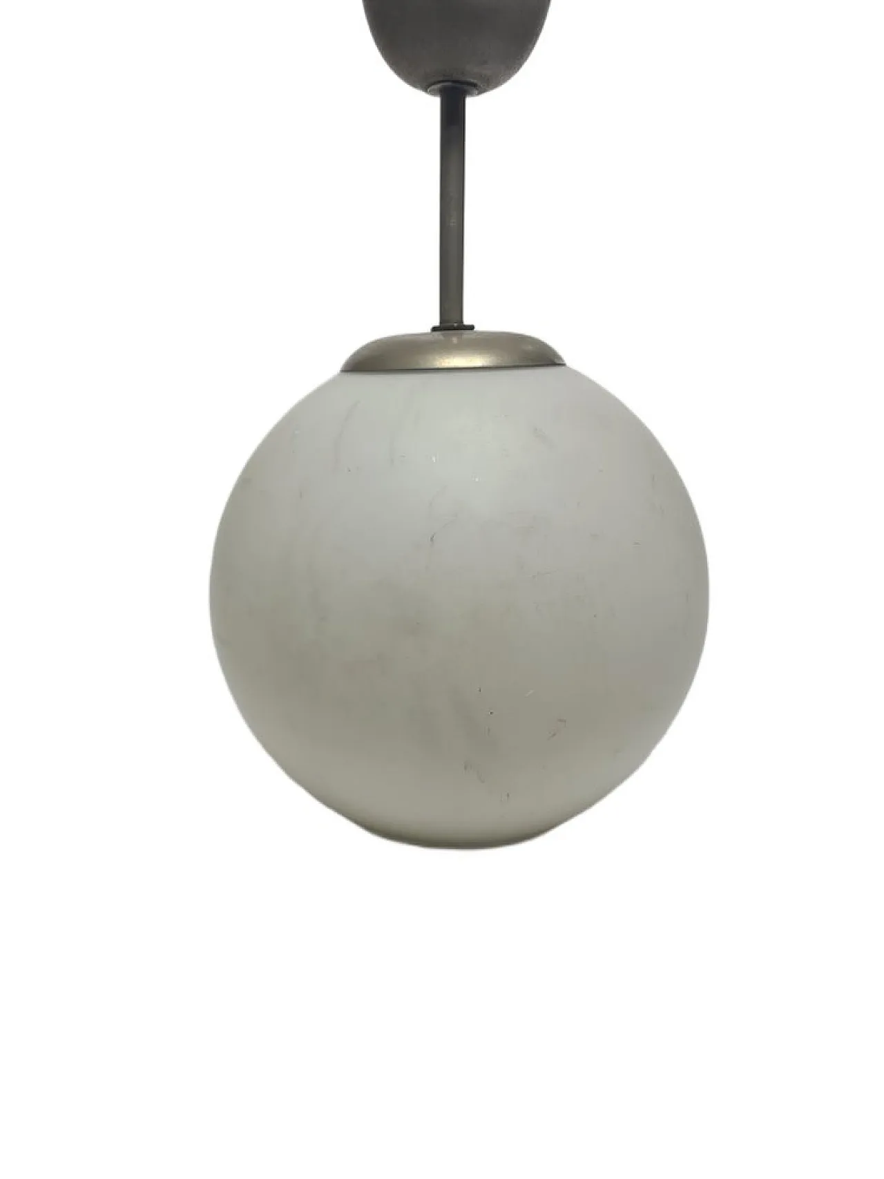 Lampada a sospensione Art Déco in stile comunista, Polonia, anni '60 2