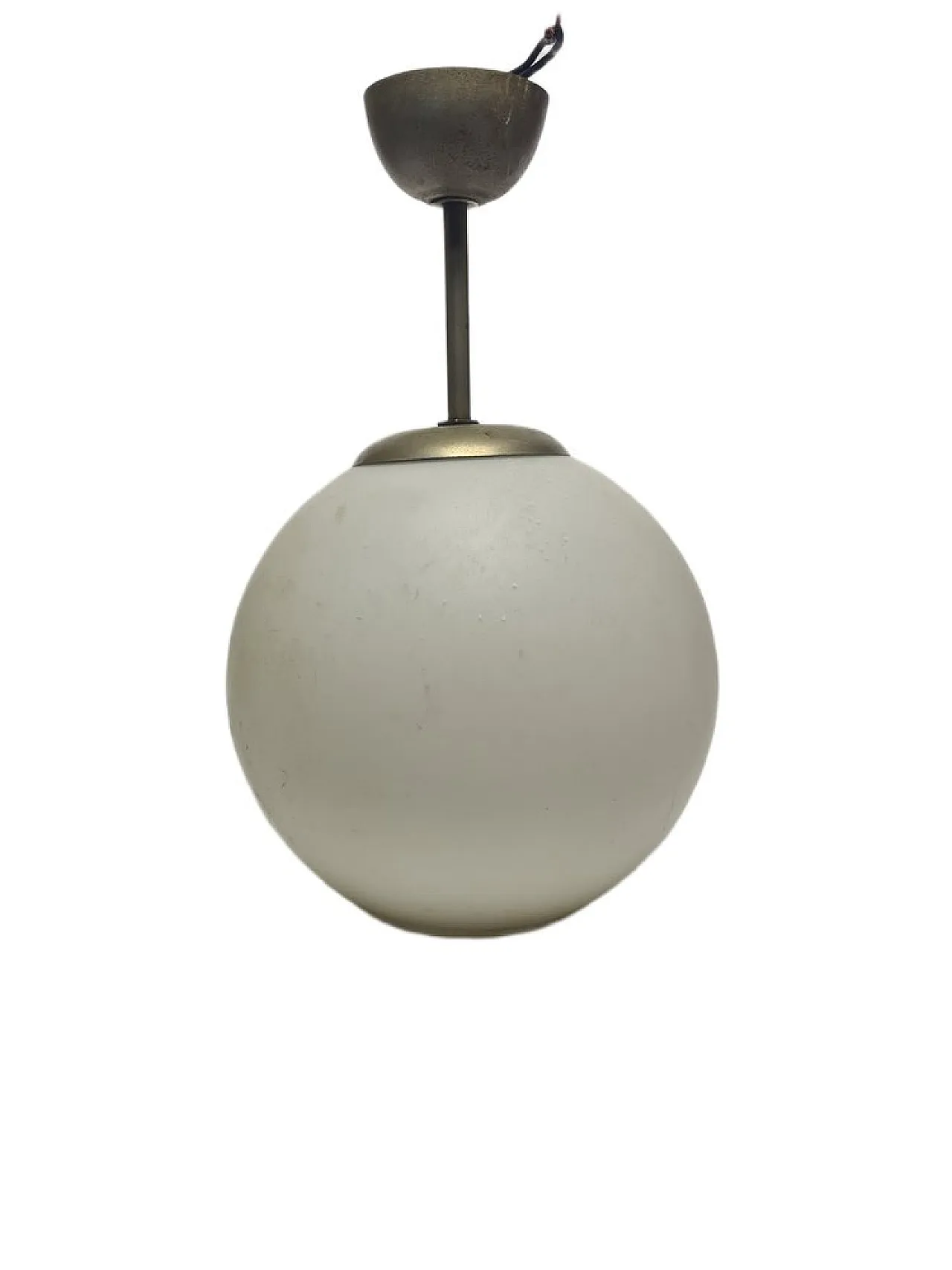 Lampada a sospensione Art Déco in stile comunista, Polonia, anni '60 5