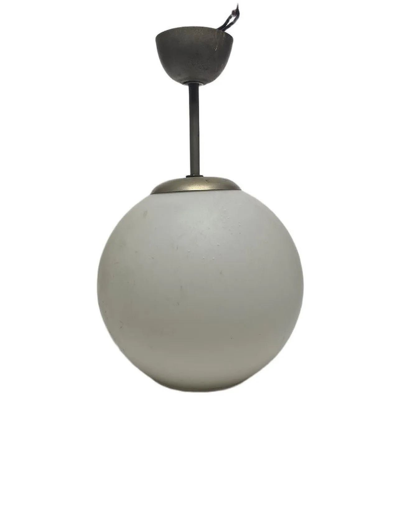 Lampada a sospensione Art Déco in stile comunista, Polonia, anni '60 6