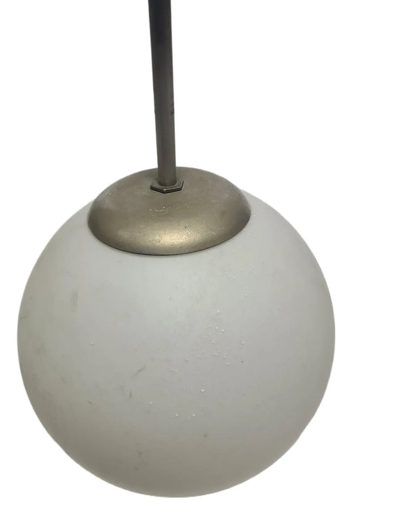 Lampada a sospensione Art Déco in stile comunista, Polonia, anni '60 7