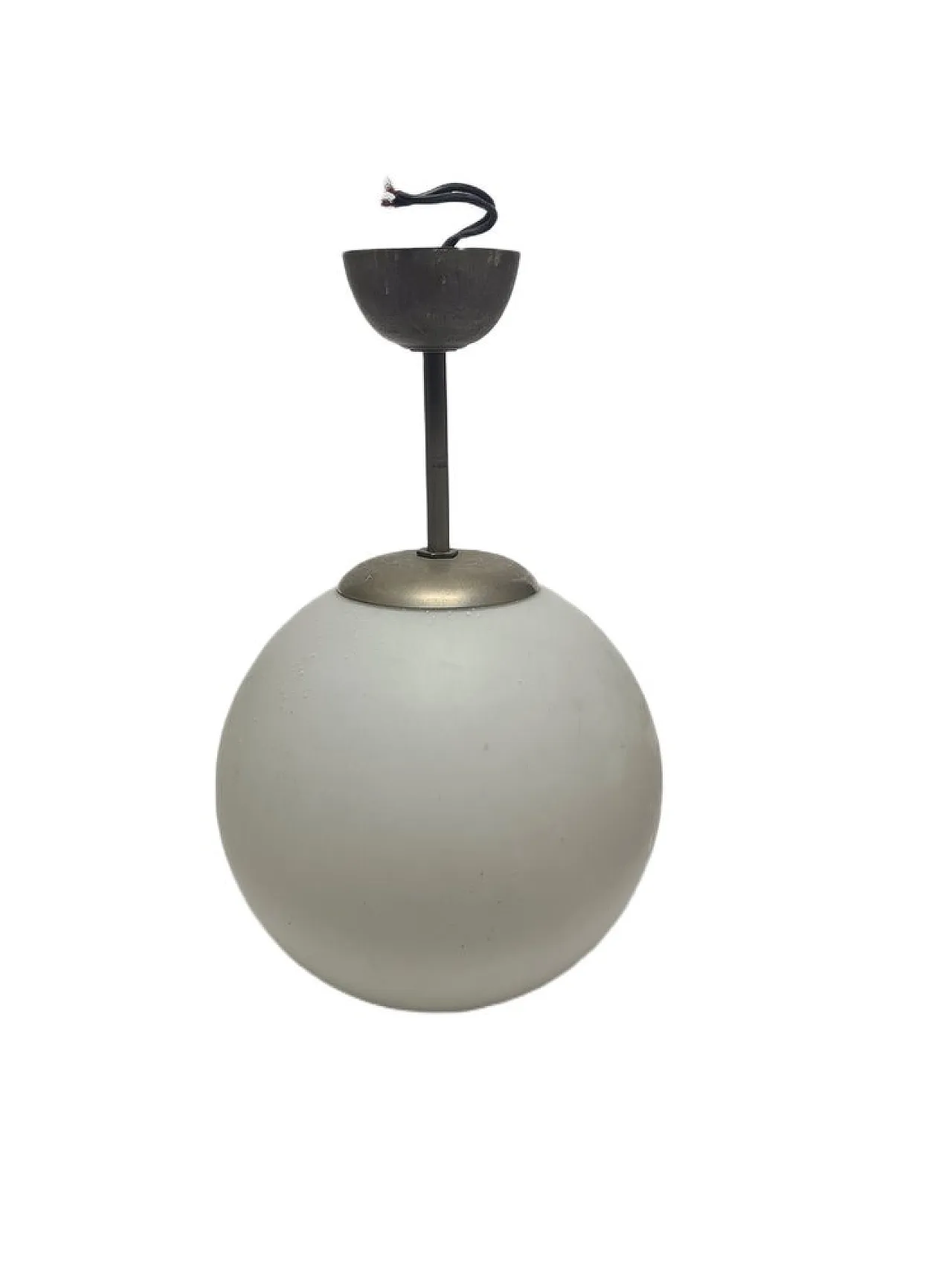 Lampada a sospensione Art Déco in stile comunista, Polonia, anni '60 14