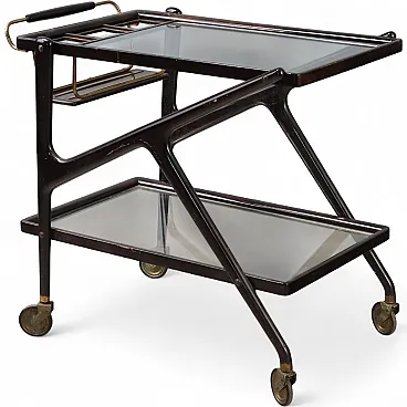 Cart with double glass top, 1950s